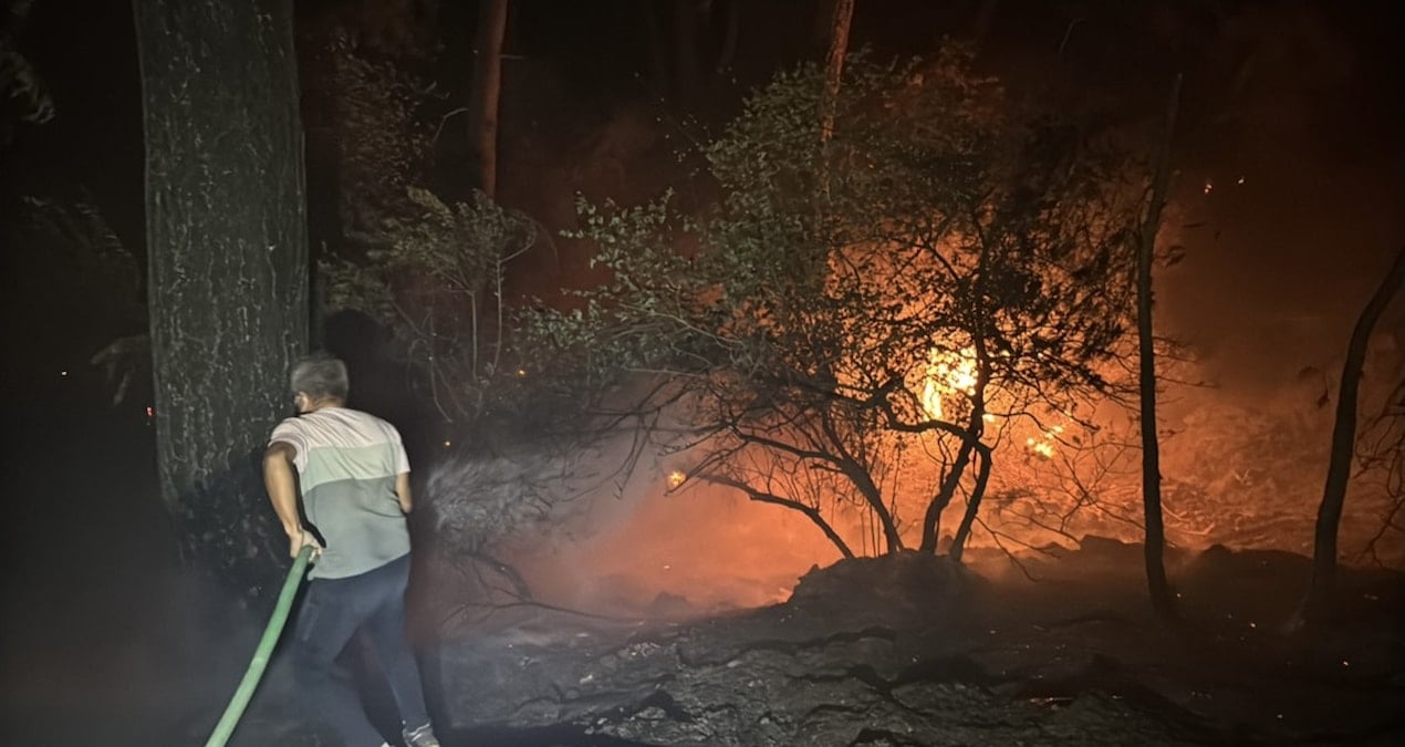 muglada 4 farkli noktada orman yangini 5OFfyrJc