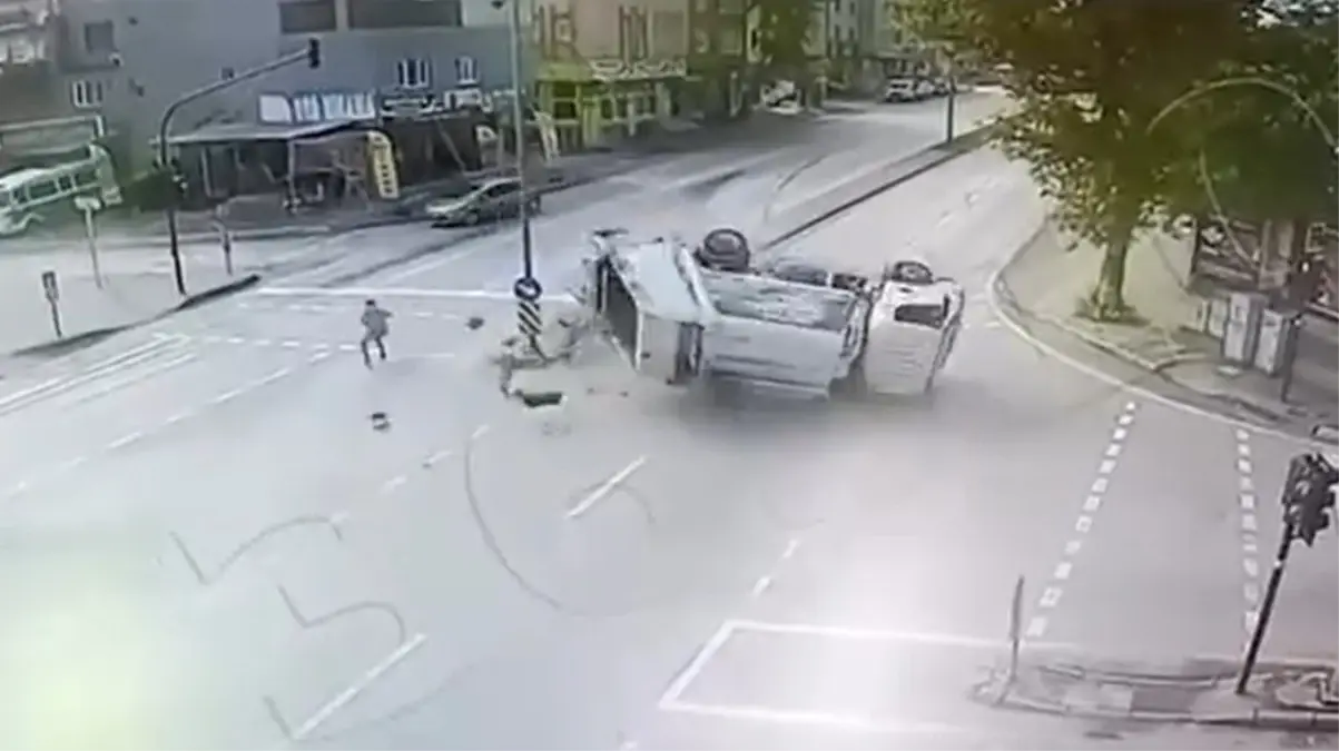 bursada yaya devrilen kamyondan kurtuldu YZjgFufQ